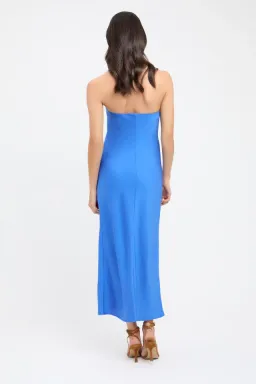 Kookai Milan Ivy Slip Midi Dress Blue Size 10  for rent on The Volte - image 3