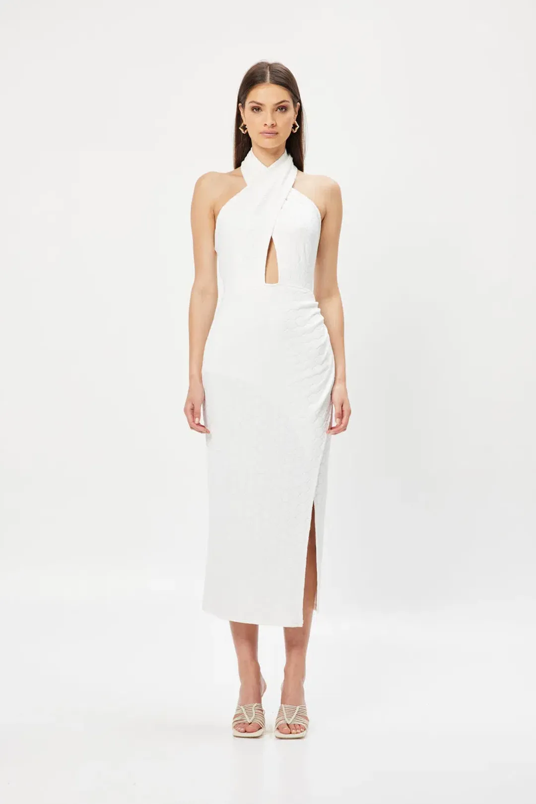 Elliat Kalinago Dress White Size M/ AU 10 for rent on The Volte - main image