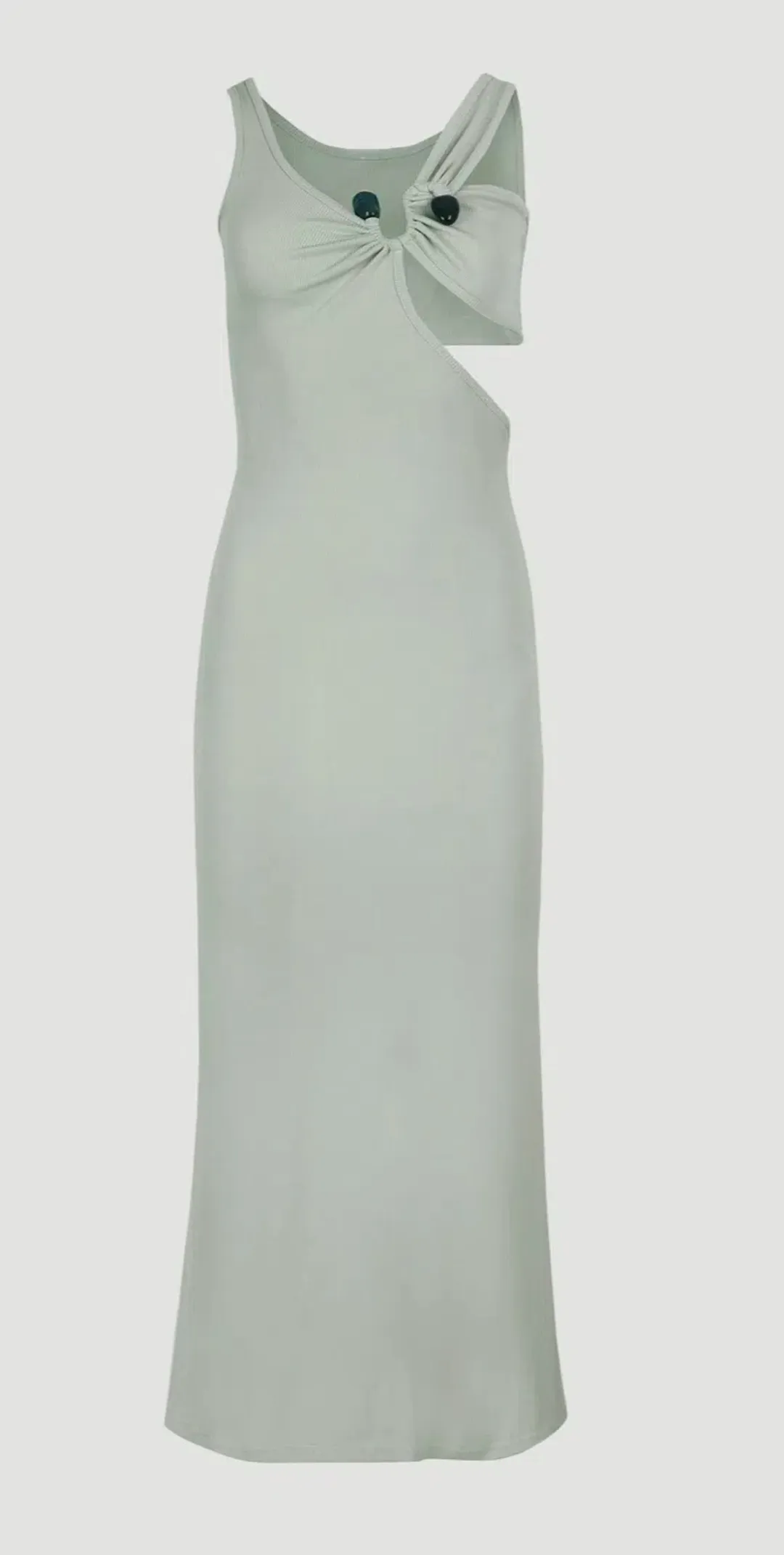 Christopher Esber Disconnect S Buckle Split Dress Mint Size 8 for rent on The Volte - main image