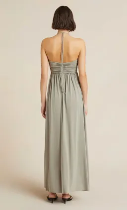 Bec & Bridge Adaline Cut Out Maxi Dress Taupe Size 8 for rent on The Volte - image 3