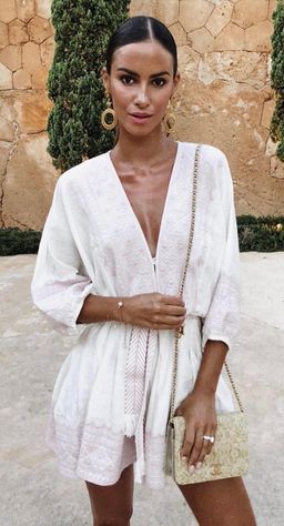 Zimmermann Laelia Embroidered Tuck White Dress SIze 8 for rent on The Volte - image 2