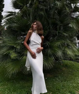 Misha Vivica Dress White Size 10/M  for rent on The Volte - image 1