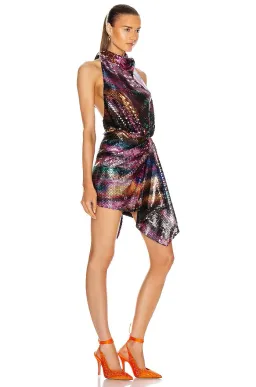 The Attico Sequin Halter Dress Multi Size AU 12 for rent on The Volte - image 2