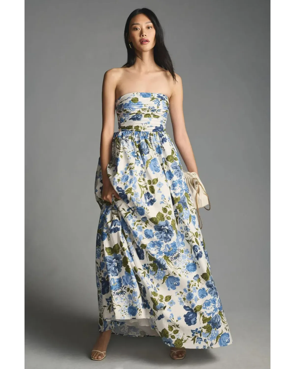 Reformation Kastoria Maxi Gown in Lucca Size AU 8 for rent on The Volte - main image