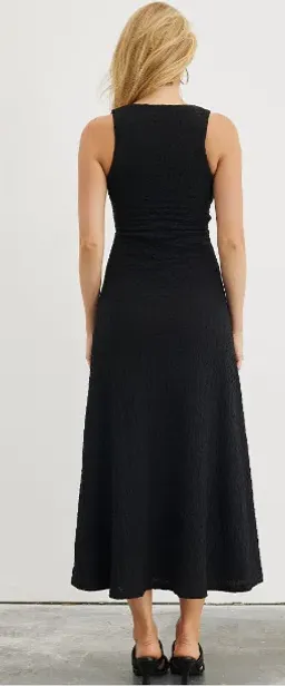 Sovere Kaya Midi Dress Black Size 6  for rent on The Volte - image 3