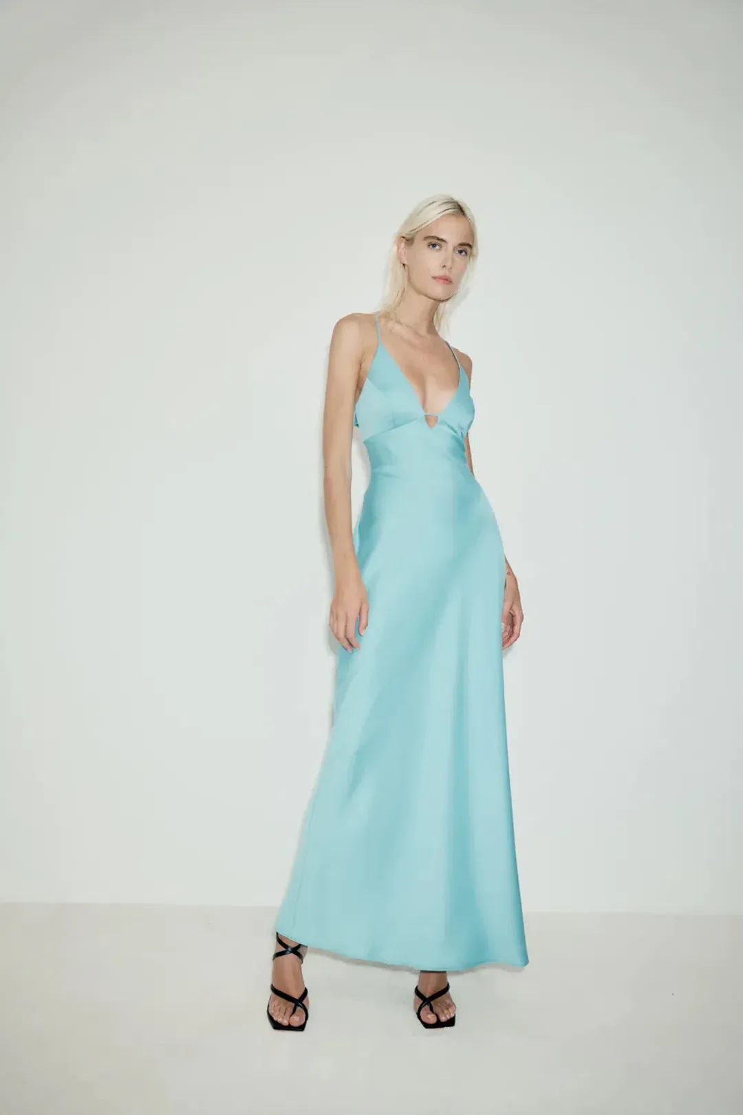 Manning Cartell Time to Shine Maxi Dress in Sky Blue Size 6 for rent on The Volte - main image