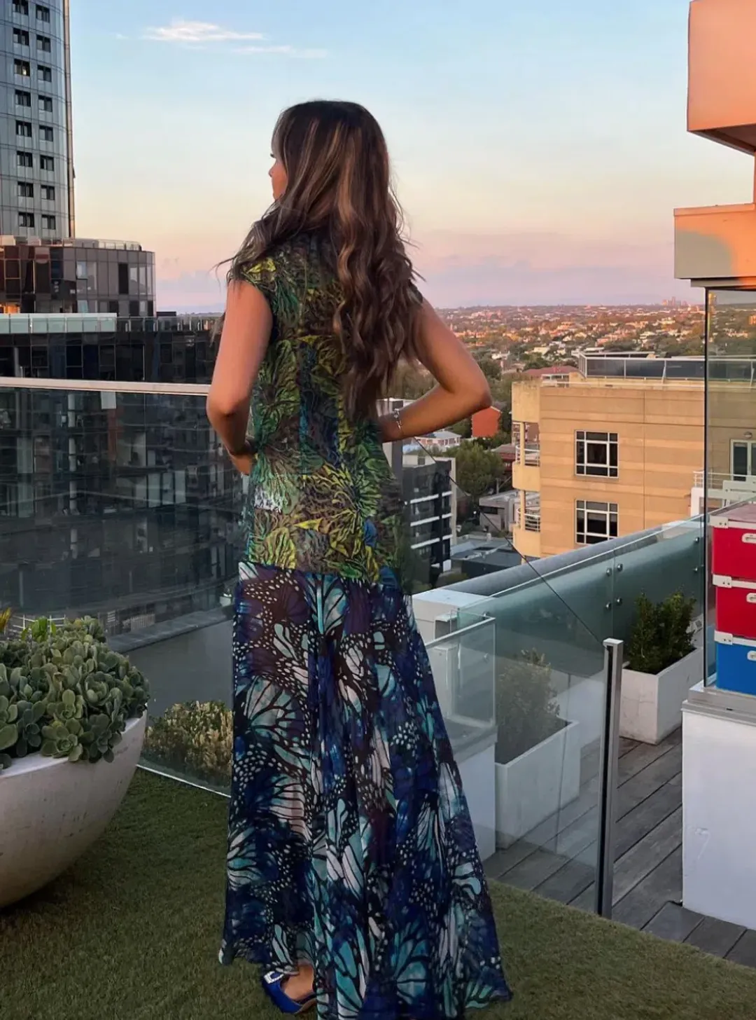 Kim Shui Studios Lace Butterfly Dress Print Size 6 for rent on The Volte - main image