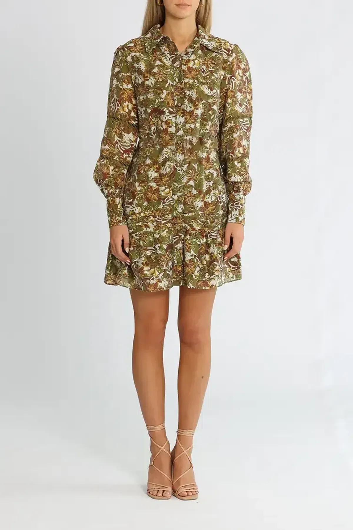 Ministry of Style Floral In Disguise Mini Dress Multi Print Size 12 for rent on The Volte - main image