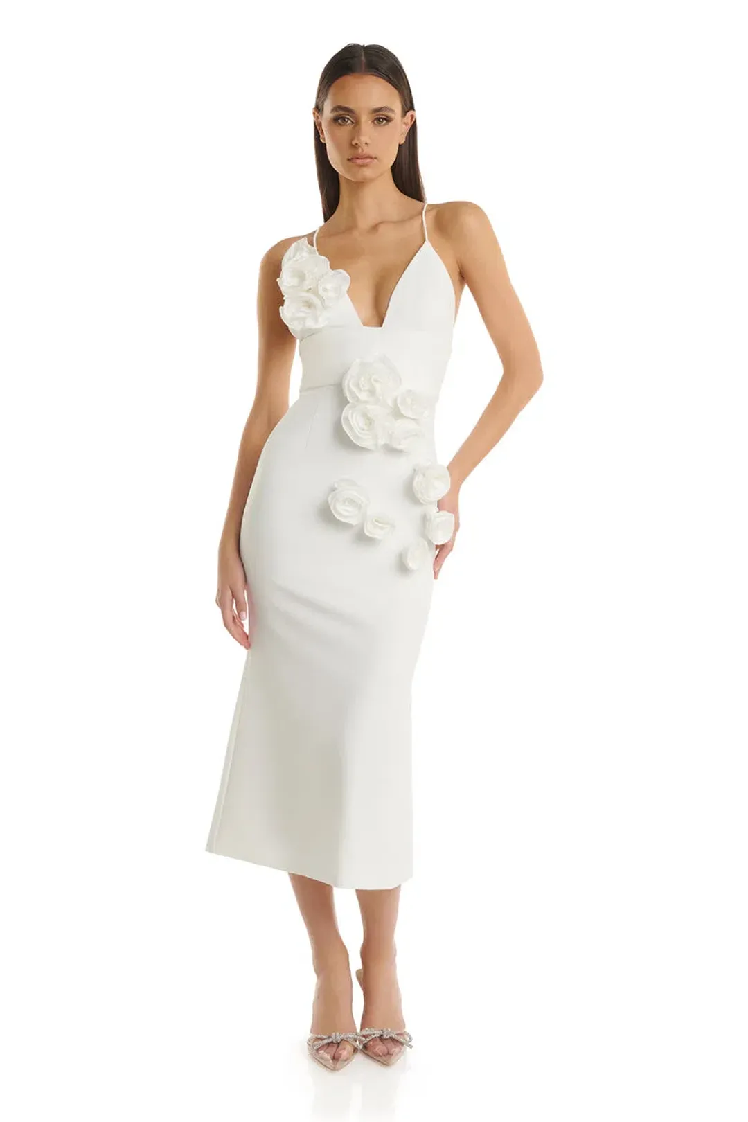 Eliya The Label April Dress White Size 6  for rent on The Volte - main image