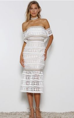 MIDSUMMER NIGHT MIDI DRESS for rent on The Volte - image 1