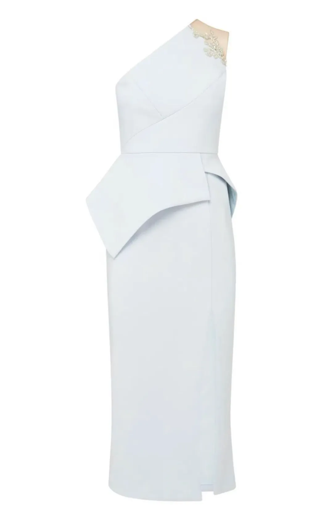 Rachel Gilbert Juno One Shoulder Midi Dress White Size 0 / AU 6 for rent on The Volte - main image