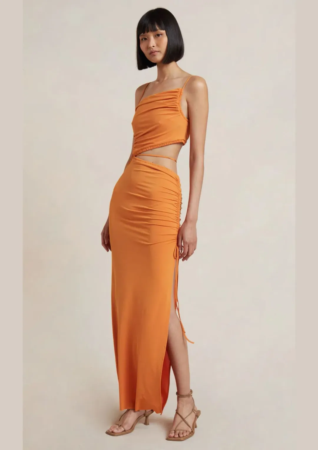 Bec & Bridge Dilkon Maxi Dress Orange Size 6 for rent on The Volte - main image