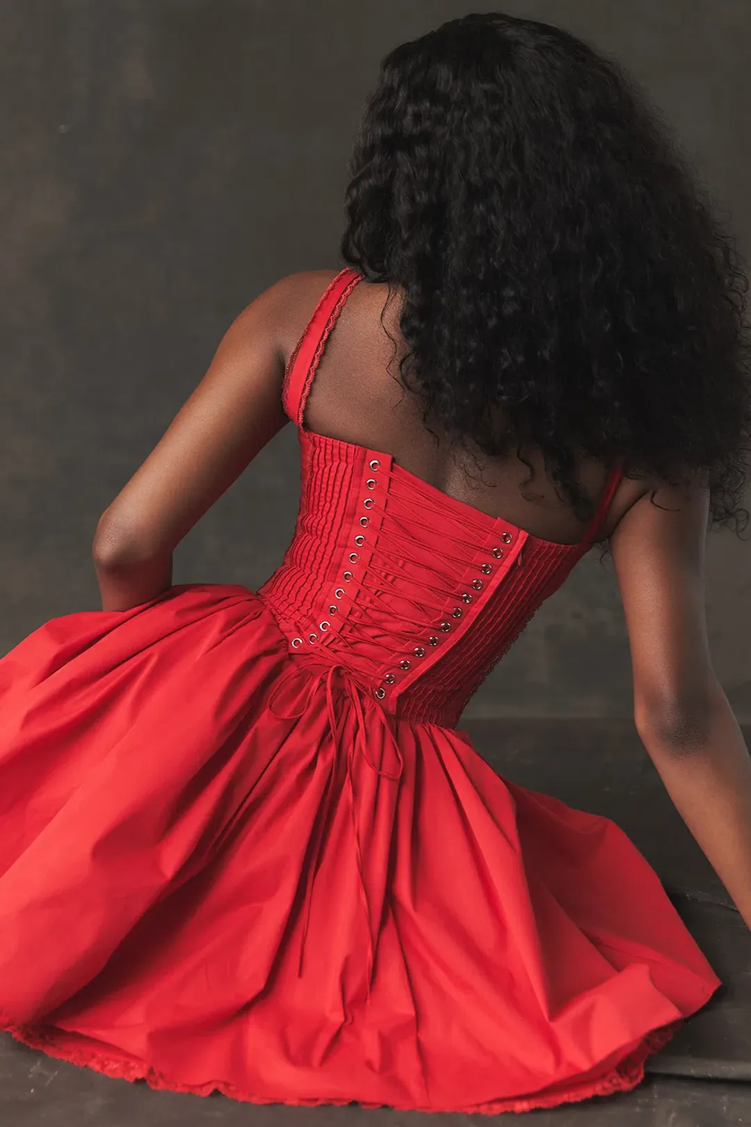 House Of CB Pietra Corset Mini Dress Red Size XS / AU 4-6 for rent on The Volte - main image