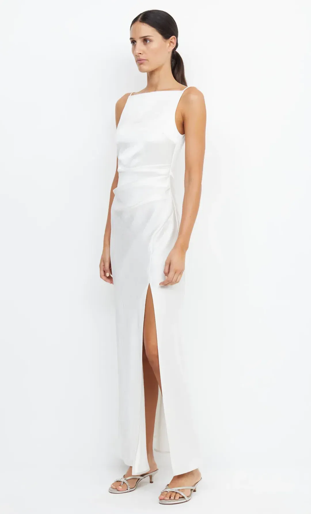 Bec & Bridge The Dreamer Maxi Dress Ivory Size 10  for rent on The Volte - main image
