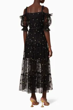 Alice McCall Moon Lover Midi Dress Black Size 8 AU for rent on The Volte - image 4