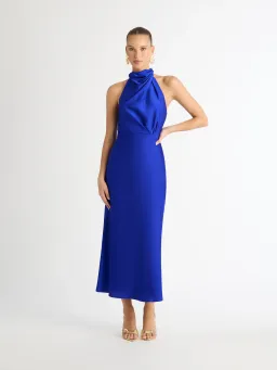 Sheike Jasmine Midi Dress Blue Size 10  for rent on The Volte - image 1