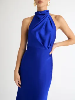 Sheike Jasmine Midi Dress Blue Size 10  for rent on The Volte - image 2