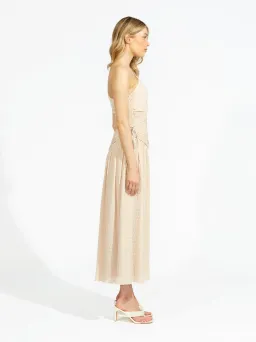 Alice McCall Lolita Midi Dress in Chai Latte Size 12 AU  for rent on The Volte - image 2