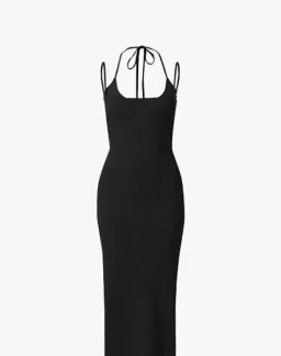 Viktoria & Woods Redcliffe Midi Dress in Black Size 1 / AU 8 for rent on The Volte - image 2