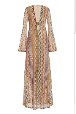 Alexis Vibe Maxi Dress  Multi Size 8  for rent on The Volte - image 5