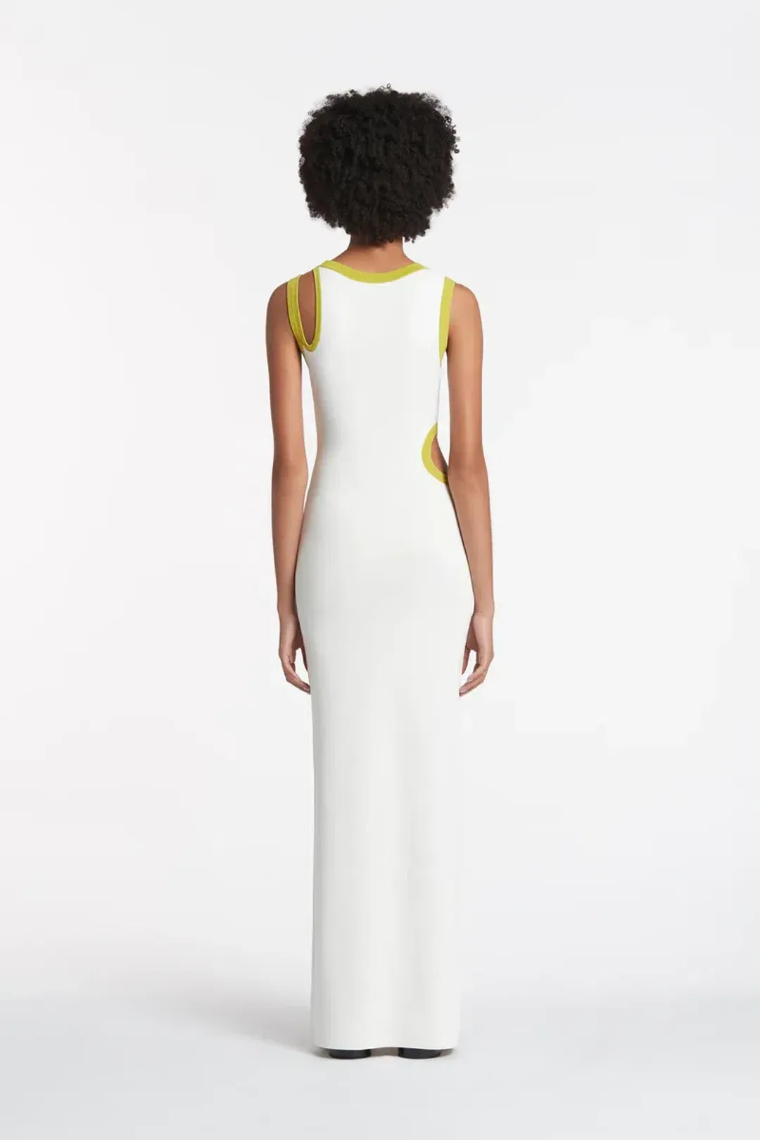 Sir the Label Cut Out Evalina Dress White Size 0/Au 6 for rent on The Volte - main image