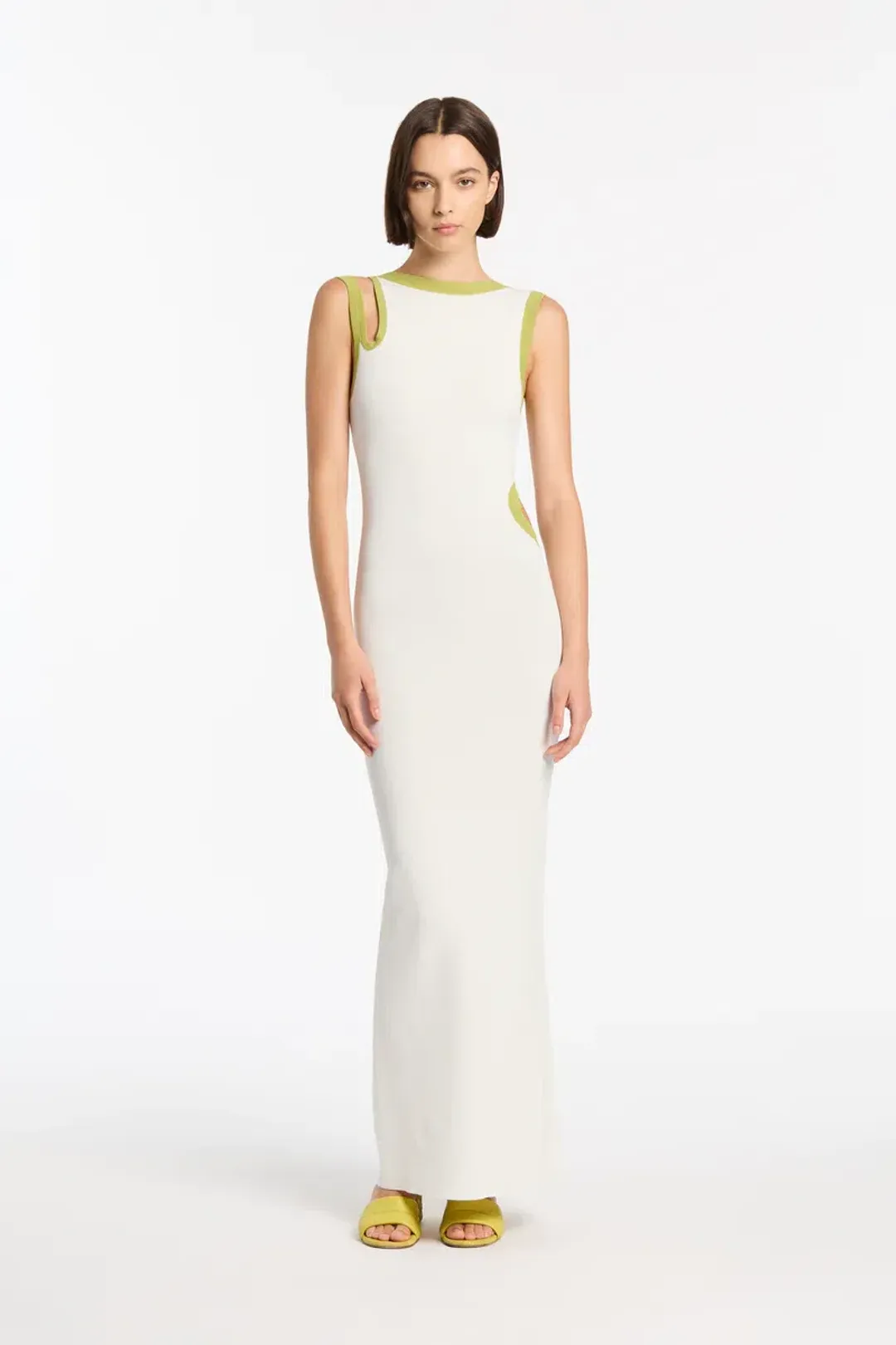 Sir the Label Cut Out Evalina Dress White Size 0/Au 6 for rent on The Volte - main image