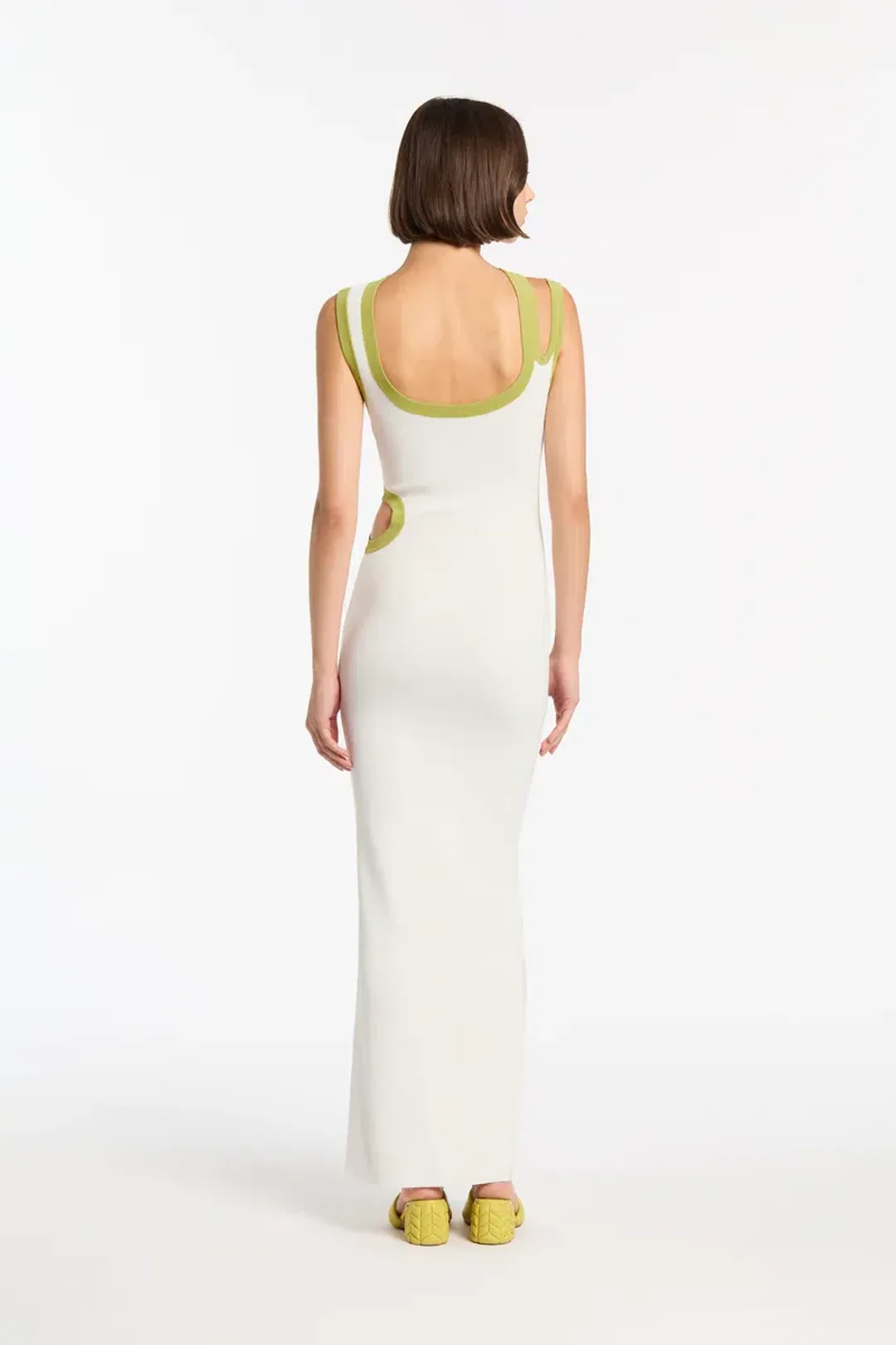 Sir the Label Cut Out Evalina Dress White Size 0/Au 6 for rent on The Volte - main image
