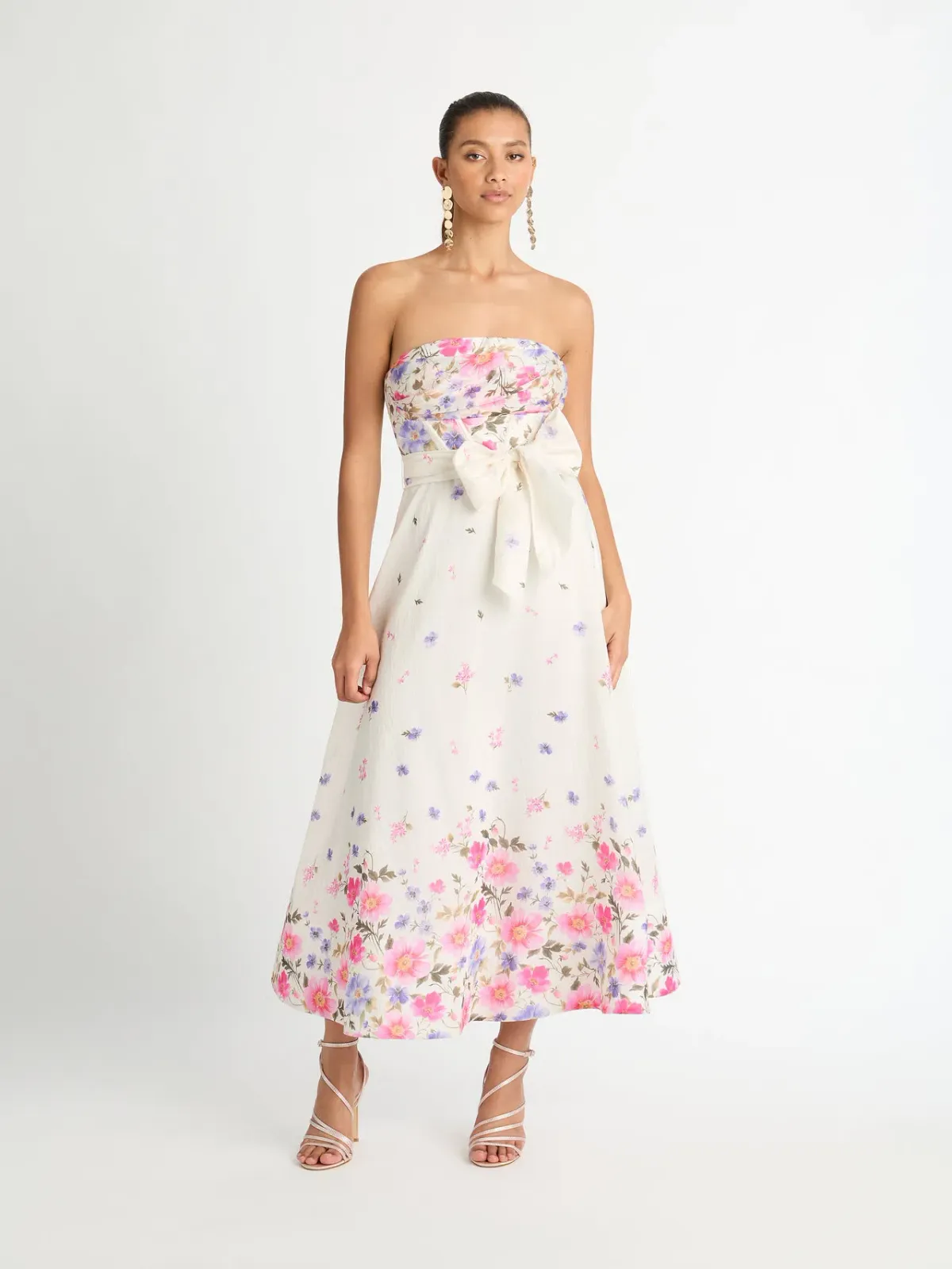 Sheike Spring Garden Dress Floral Size 6 for rent on The Volte - main image