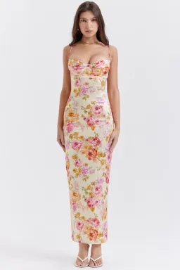 House Of CB Josefina Maxi Dress Floral Size S / AU 8 for rent on The Volte - image 1