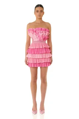 Eliya the Label Josephine Mini Dress in Pink Size M / AU 10 for rent on The Volte - image 1