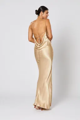 Winona Cheri Dress Gold Size XXS/Au 6 for rent on The Volte - image 2