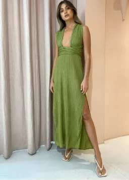 Savannah Morrow Verita Dress in Agave Size 8 for rent on The Volte - image 1