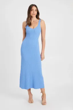 Kookai Stirling Strap Dress Periwinkle Blue Size 1/Au 8 for rent on The Volte - image 1