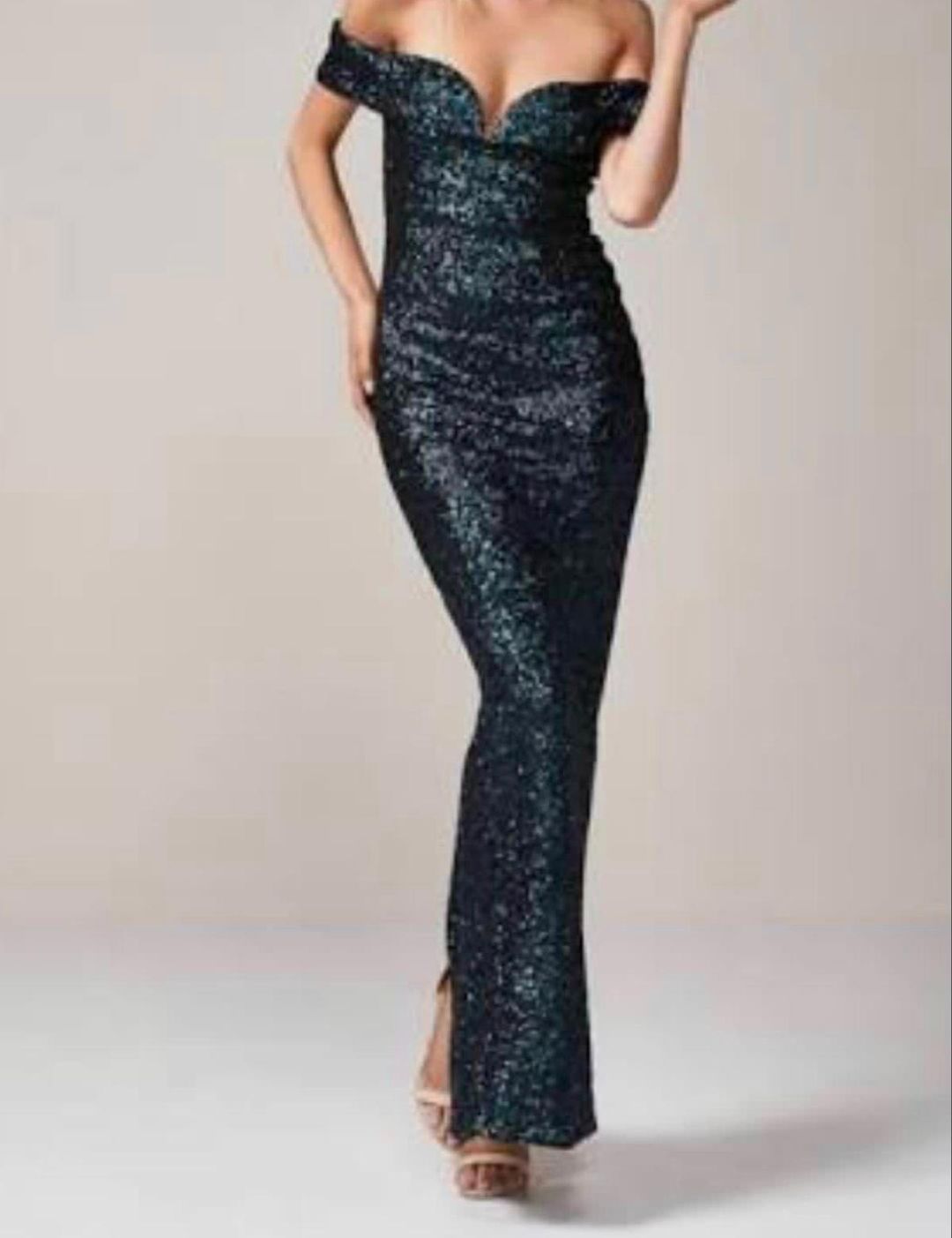 Love Nookie Emerald Green Scarlett gown 8 for rent on The Volte - main image