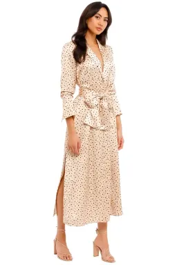 Significant Other Amara Dress Cream Black Polka Print Size 8 for rent on The Volte - image 2
