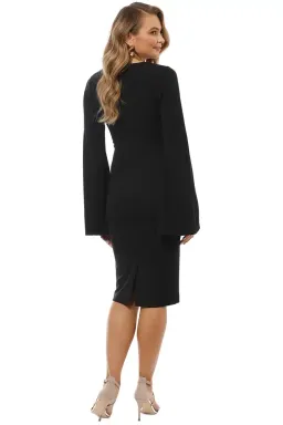 Pasduchas Amaryllis Midi Dress Black Size 10 for rent on The Volte - image 3