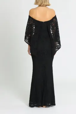 Pasduchas Flourish Gown Black Size 10 for rent on The Volte - image 4