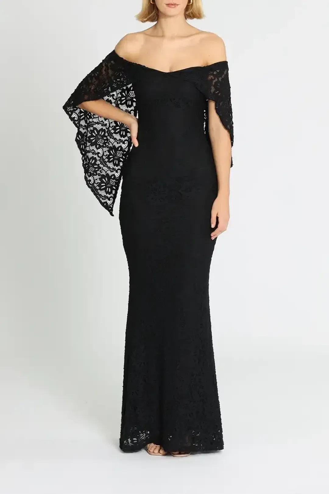 Pasduchas Flourish Gown Black Size 8 for rent on The Volte - main image