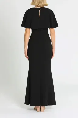 Pasduchas Mrs Carter Gown Black Size 12 for rent on The Volte - image 2