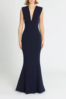 Rebecca Vallance Mimosa Gown Blue Navy Size 10 for rent on The Volte - image 1