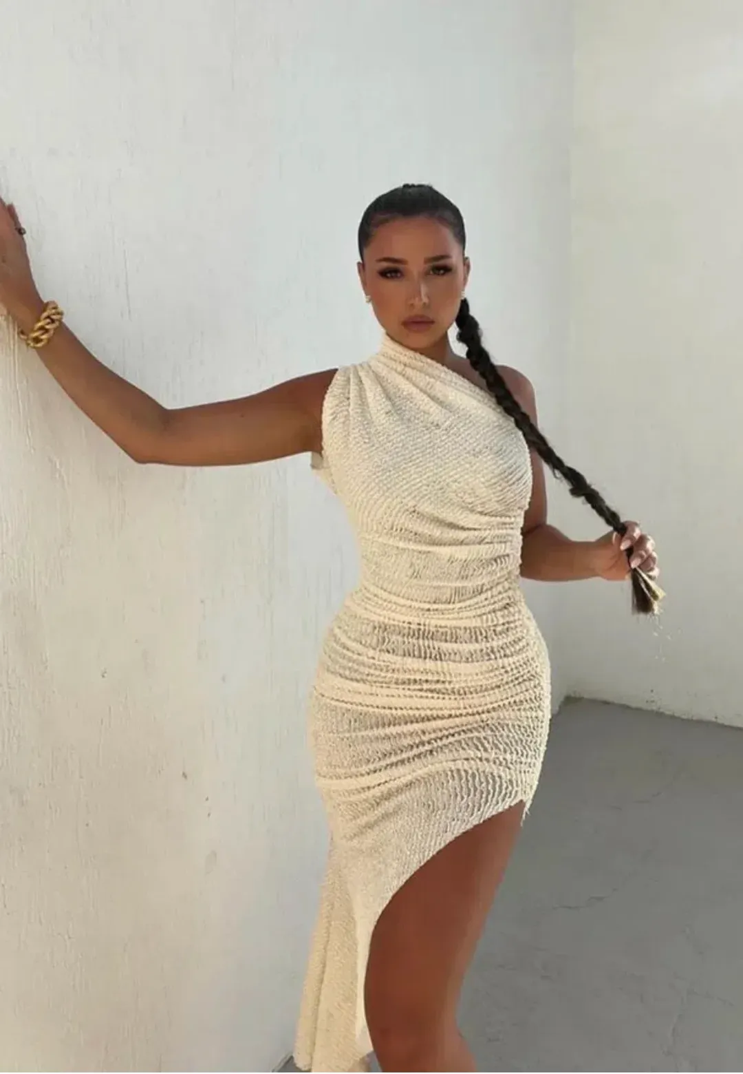 Cou coo Pasu Dress Rhino Tusk Size 10 for rent on The Volte - main image