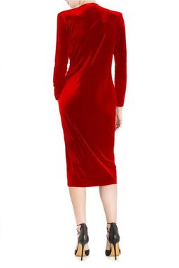 Carla Zampatti Flame Velvet Dress Red Size 8 for rent on The Volte - image 2