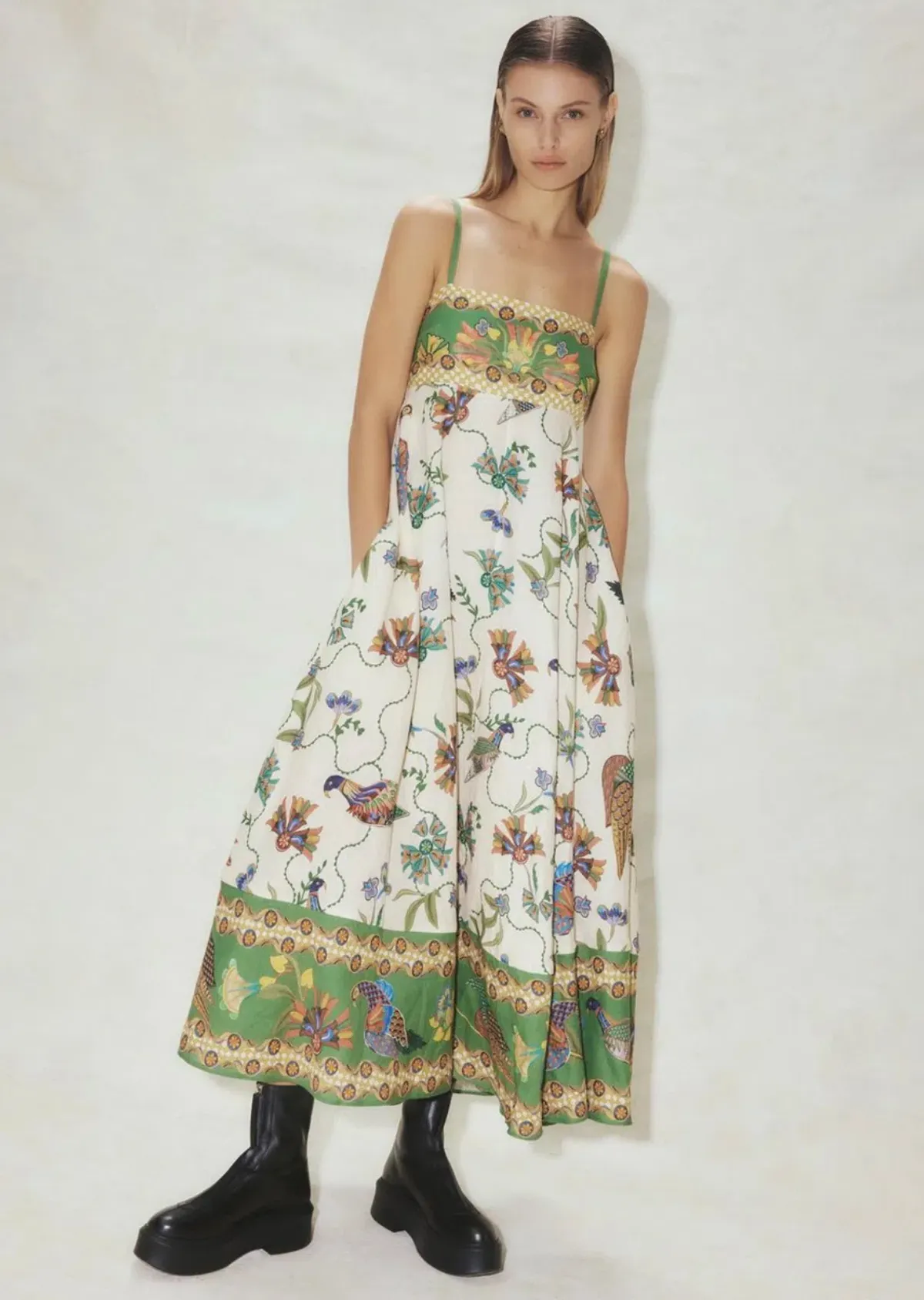 Alemais Birdie Sundress Multi Size 10 for rent on The Volte - main image