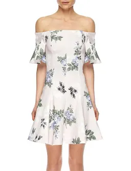 Lover Petunia Off Shoulder Mini Dress Floral Size 6 for rent on The Volte - image 6