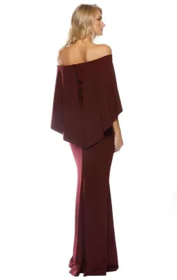Pasduchas Composure Gown in Wine Size 6 for rent on The Volte - image 3