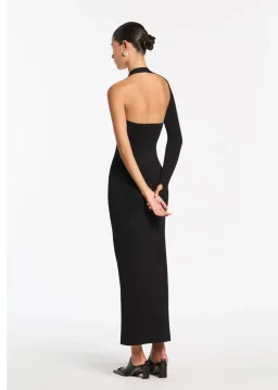 Sir the Label Manifesto Sleeve Midi Dress Black Size 10 for rent on The Volte - image 3