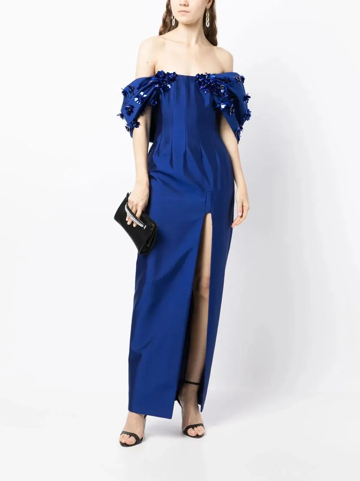Rachel Gilbert Vito Gown Blue Size 5 / AU 16 for rent on The Volte - main image