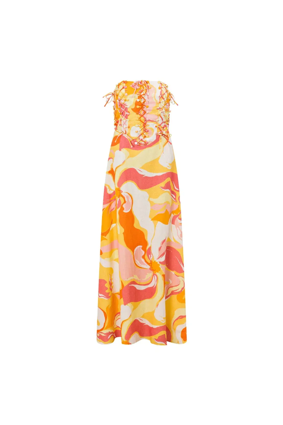Zaco Kahlo Maxi Dress in Calista Sunset Size M / AU 10 for rent on The Volte - main image