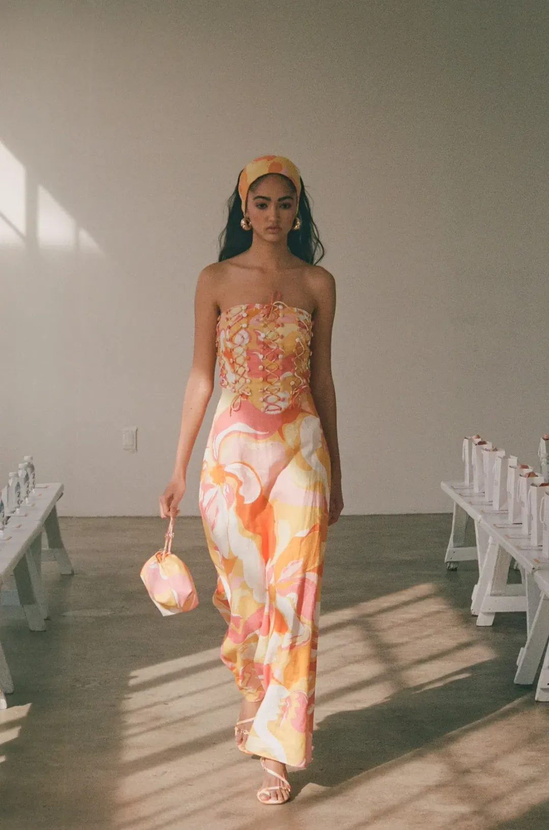 Zaco Kahlo Maxi Dress in Calista Sunset Size M / AU 10 for rent on The Volte - main image