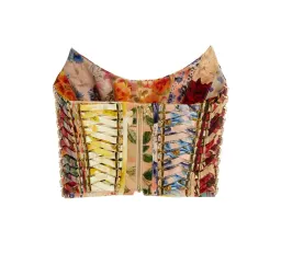 Zimmermann Wonderland Floral Corset Floral Size 1 / AU 10 for rent on The Volte - image 3